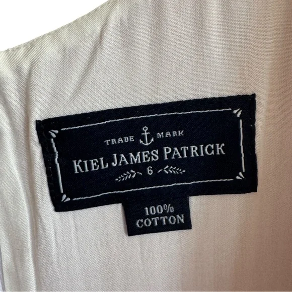 Kiel James Patrick Striped Seersucker Mini Dress, Size 6 - Picture 5 of 11